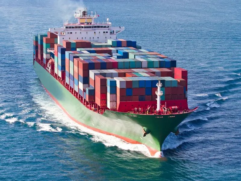 container ship to china