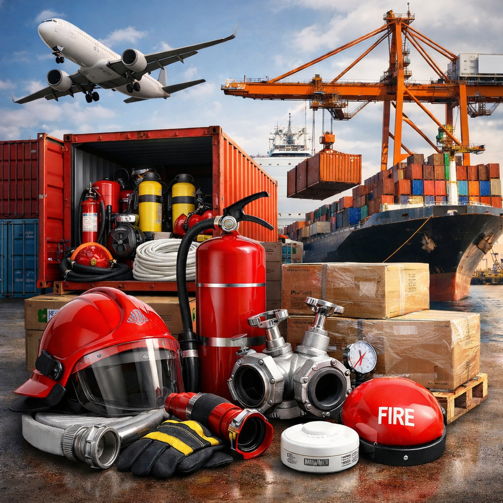 واردات تجهیزات آتش نشانی